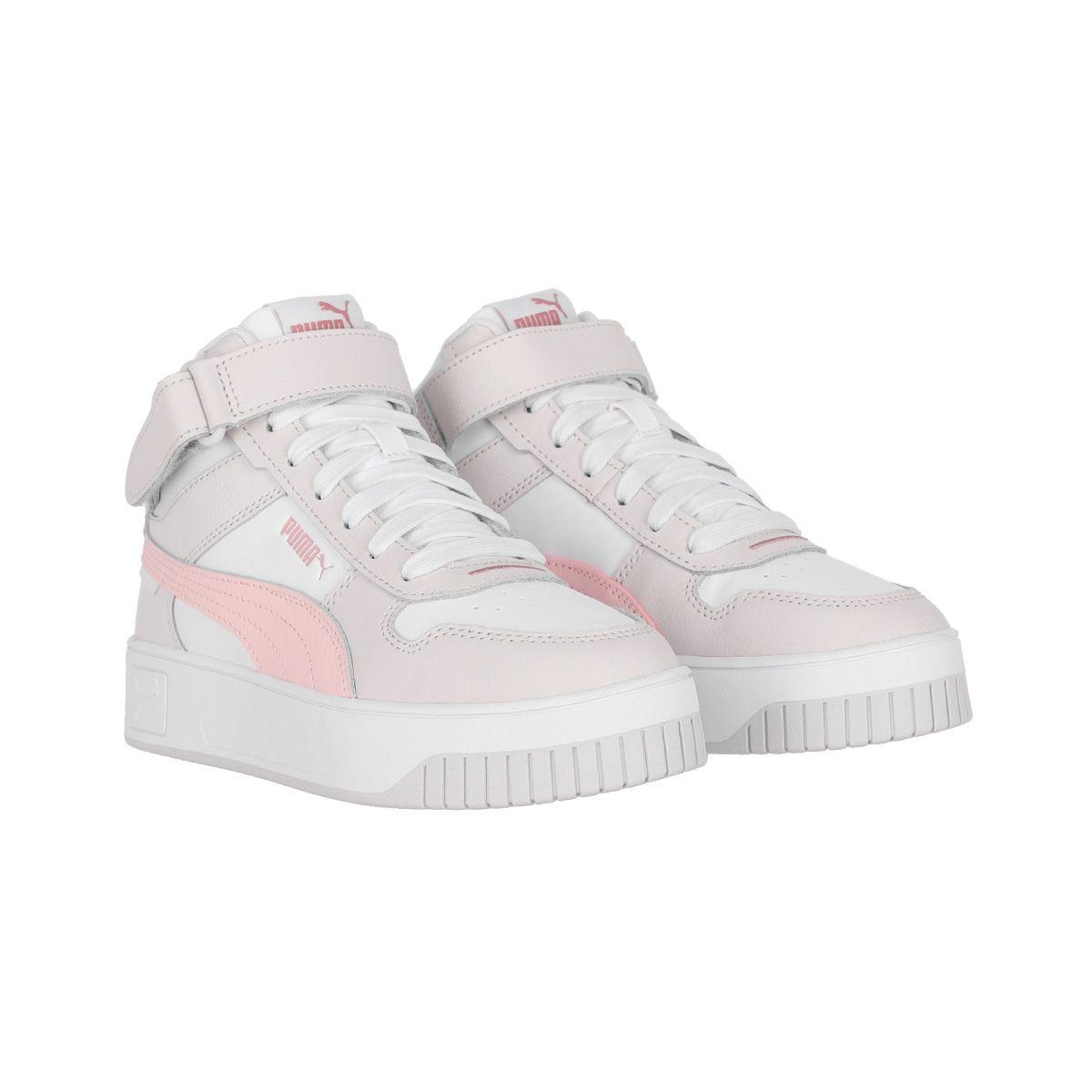 Zapatilla Puma Carina Street Mid Mujer White/ Pink/ Gray-2