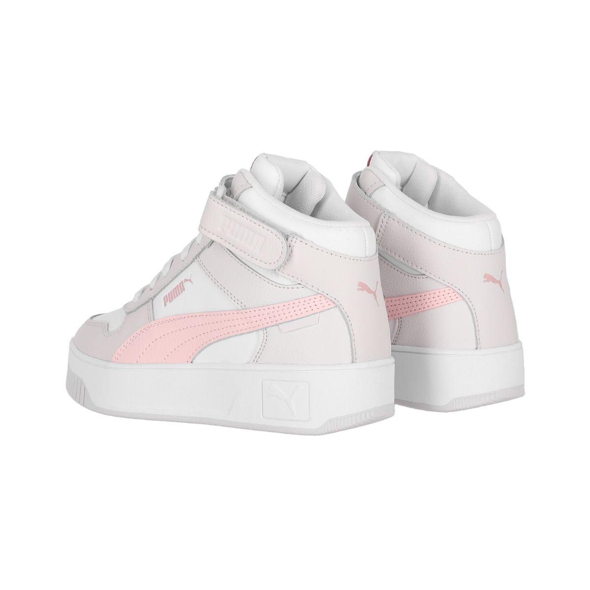 Zapatilla Puma Carina Street Mid Mujer White/ Pink/ Gray-3