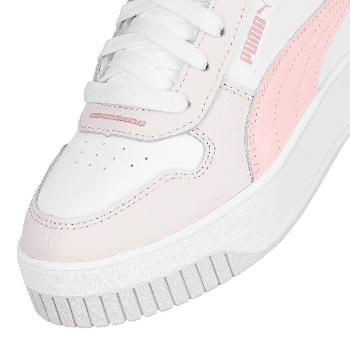 Zapatilla Puma Carina Street Mid Mujer White/ Pink/ Gray-5
