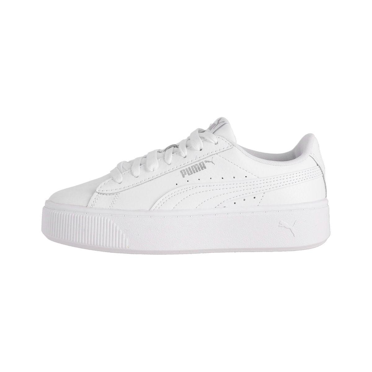 Zapatilla Puma Vikky Stacked Mujer Blancas-0
