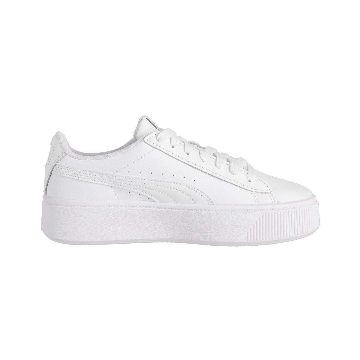 Zapatilla Puma Vikky Stacked Mujer Blancas-1
