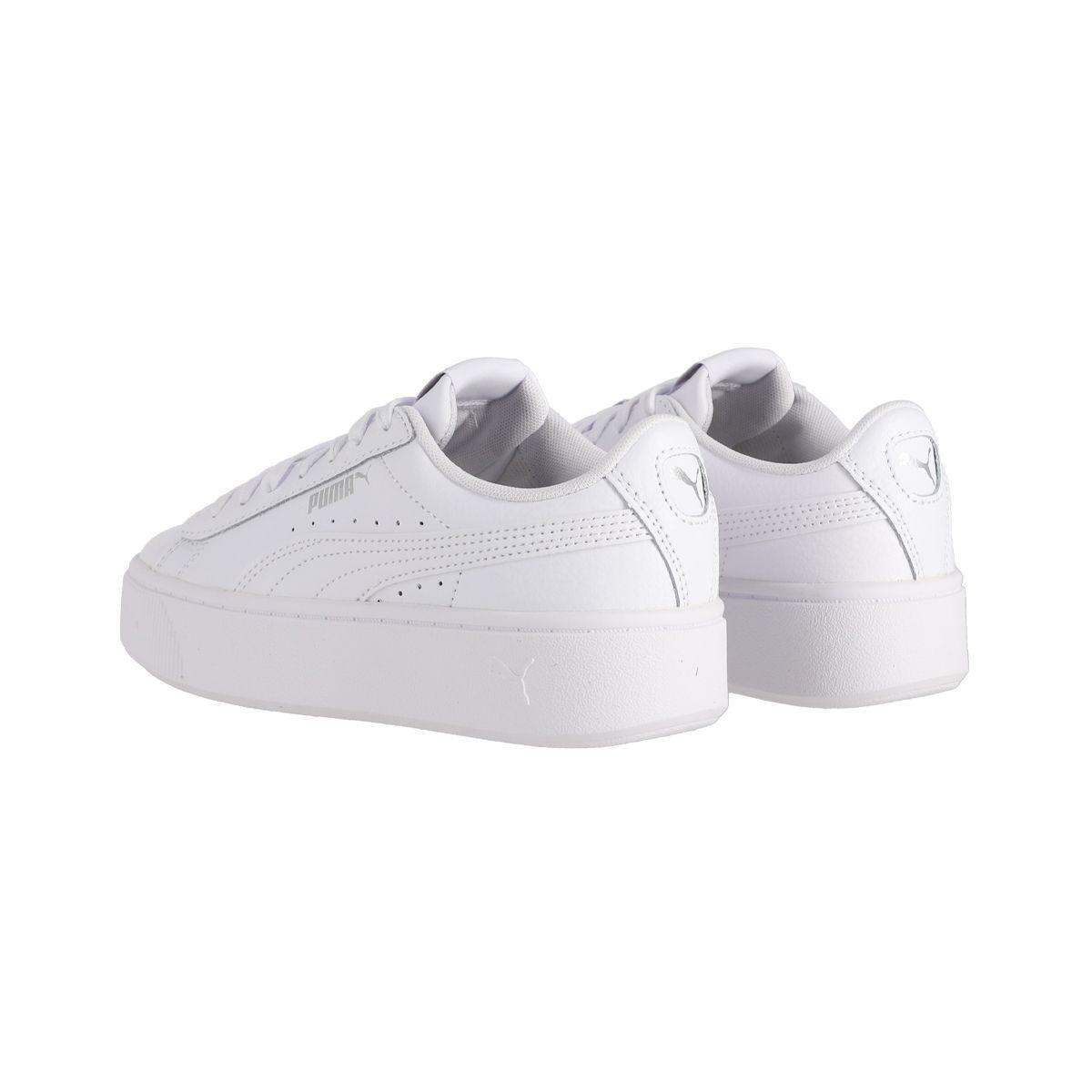 Zapatilla Puma Vikky Stacked Mujer Blancas-3