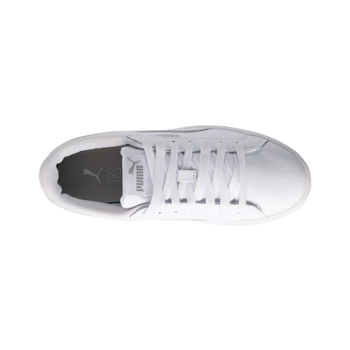 Zapatilla Puma Vikky Stacked Mujer Blancas-4