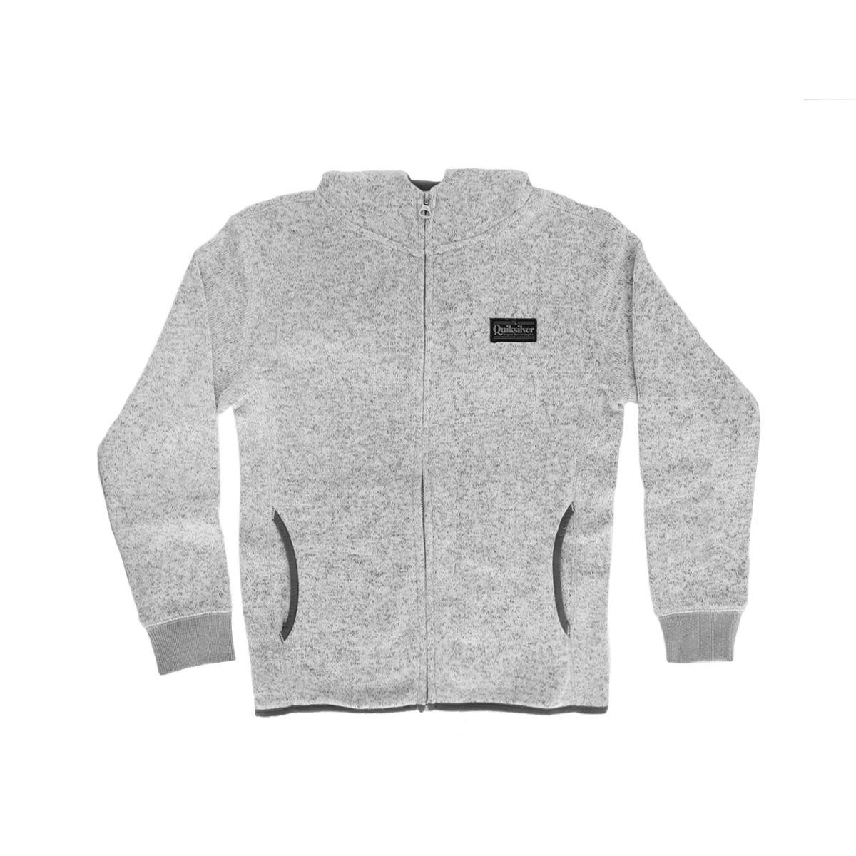 Polerón Quiksilver Keller Zip Up Niño Gris-0