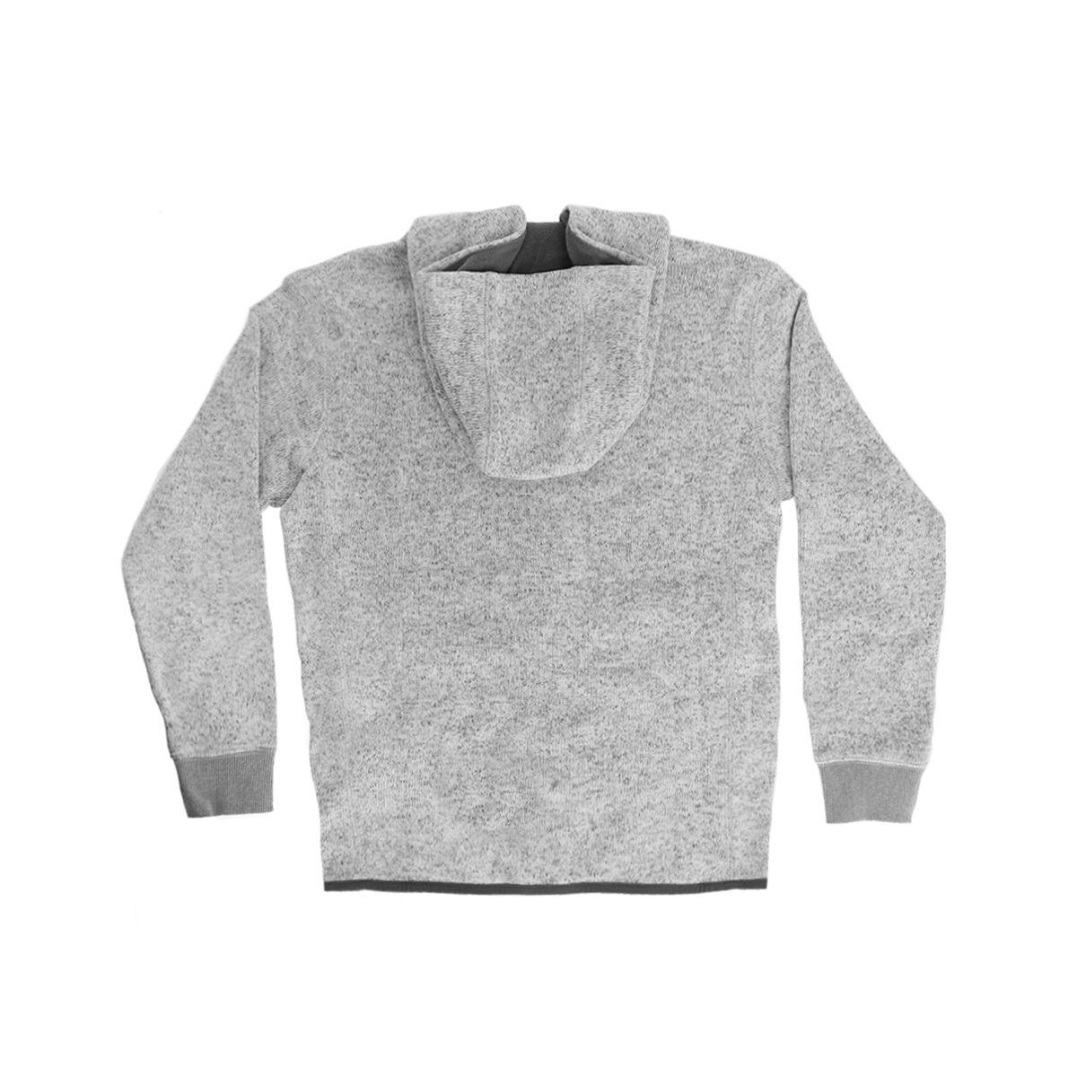 Polerón Quiksilver Keller Zip Up Niño Gris-1