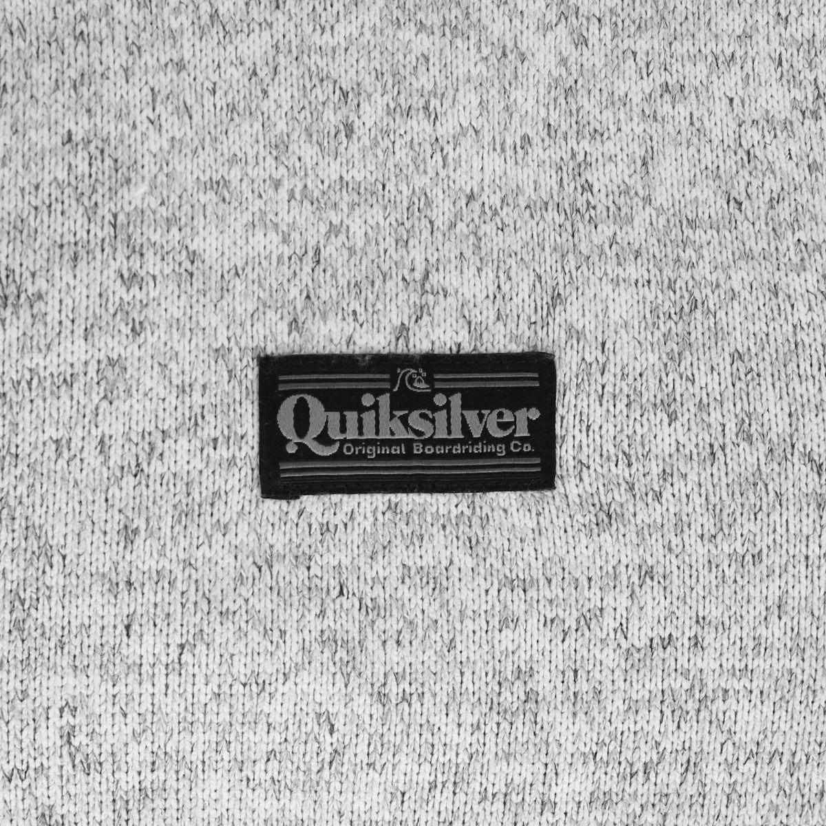 Polerón Quiksilver Keller Zip Up Niño Gris-2