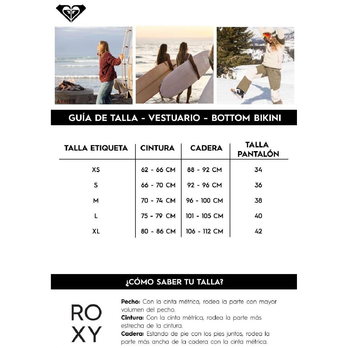 Bottom Bikini Roxy Love Cheeky Mujer Sunshine-3