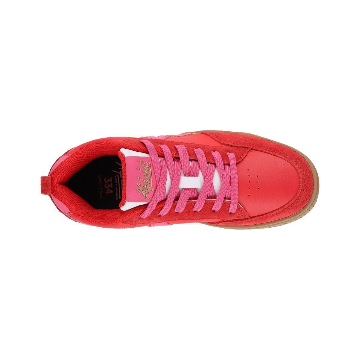 Zapatillas Mujer Cloud Walk Platform 334 Alphabet Rojas-4