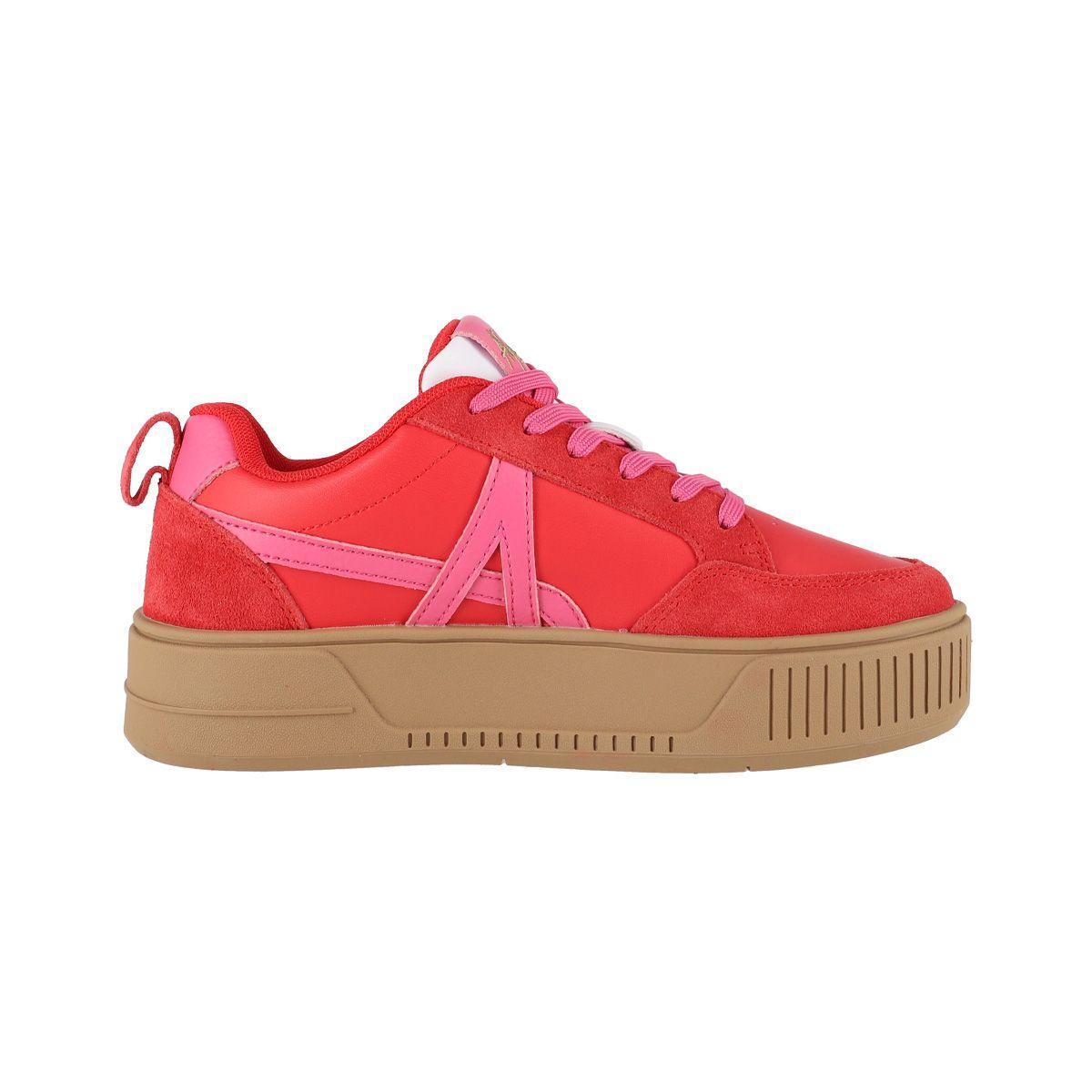 Zapatillas Mujer Cloud Walk Platform 334 Alphabet Rojas-0