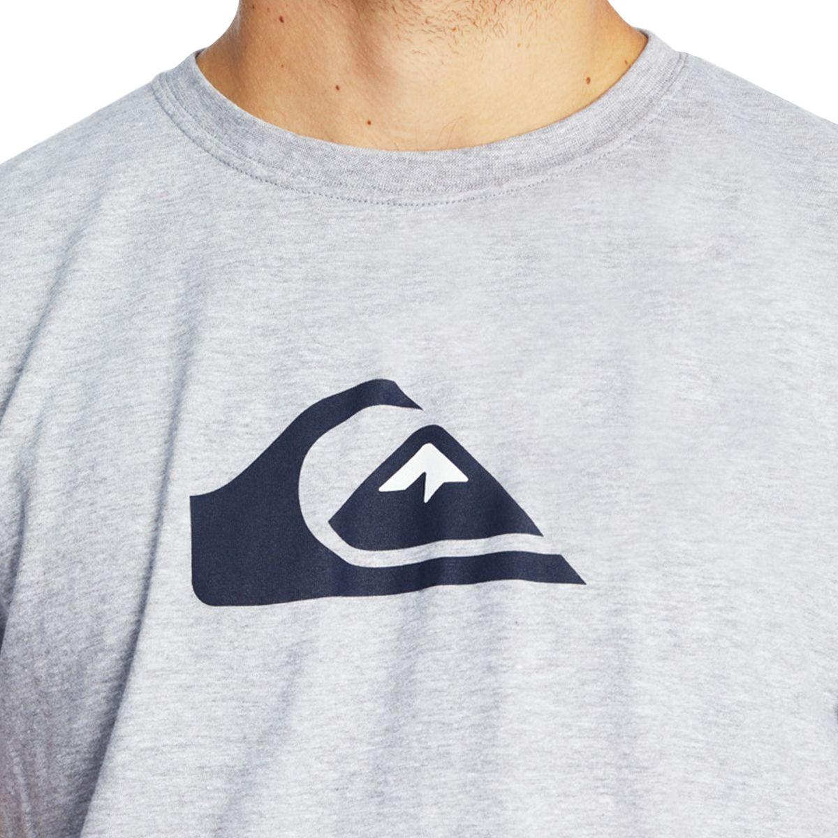 Polera Quiksilver Comp Logo Hombre Athletic Heather-4