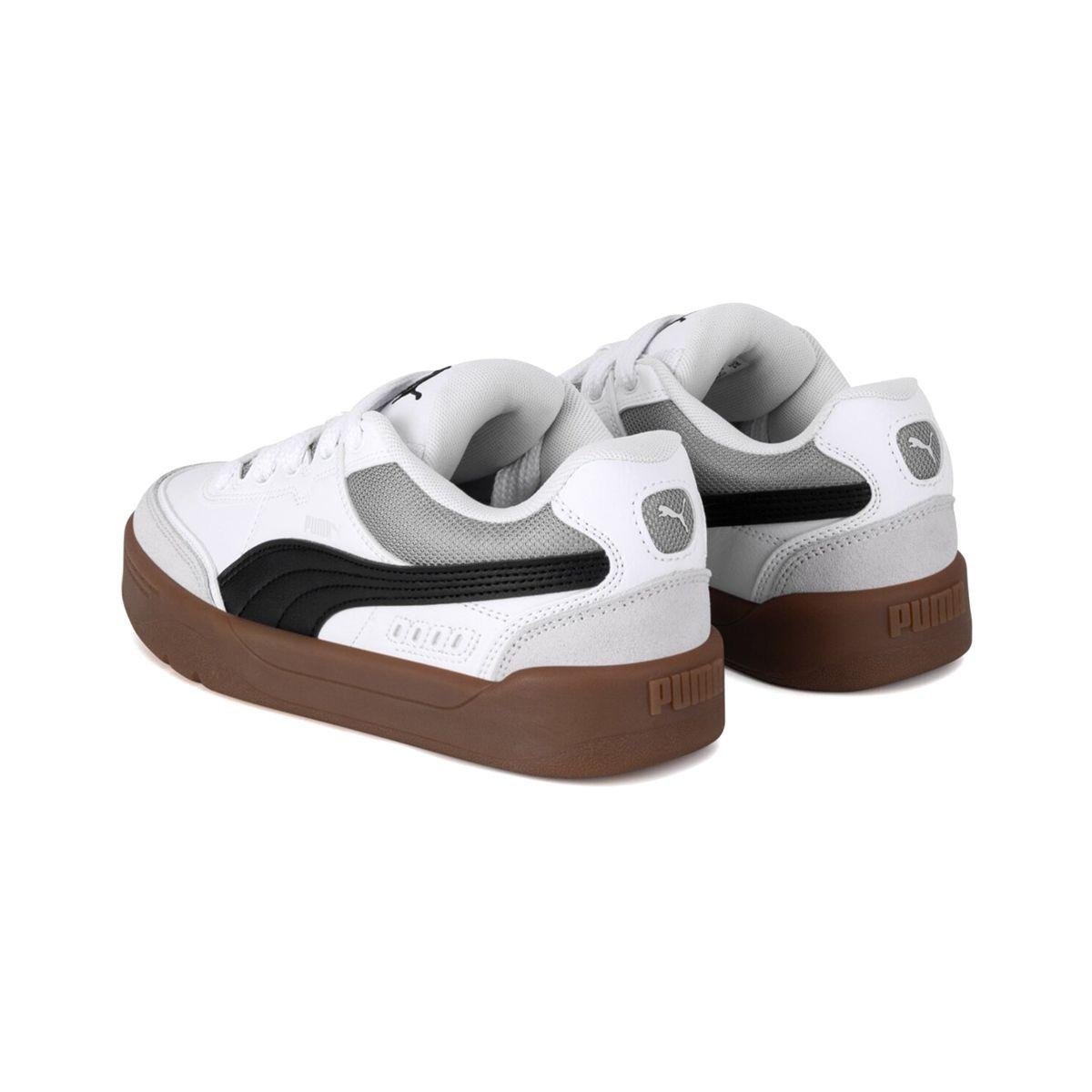 Zapatillas Joven Park Lifestyle SK8 Puma Blancas/Negras-3
