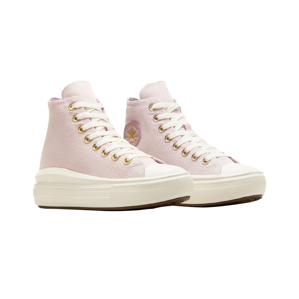 Zapatillas Joven Chuck Taylor All Star Mov Converse Rosadas-2
