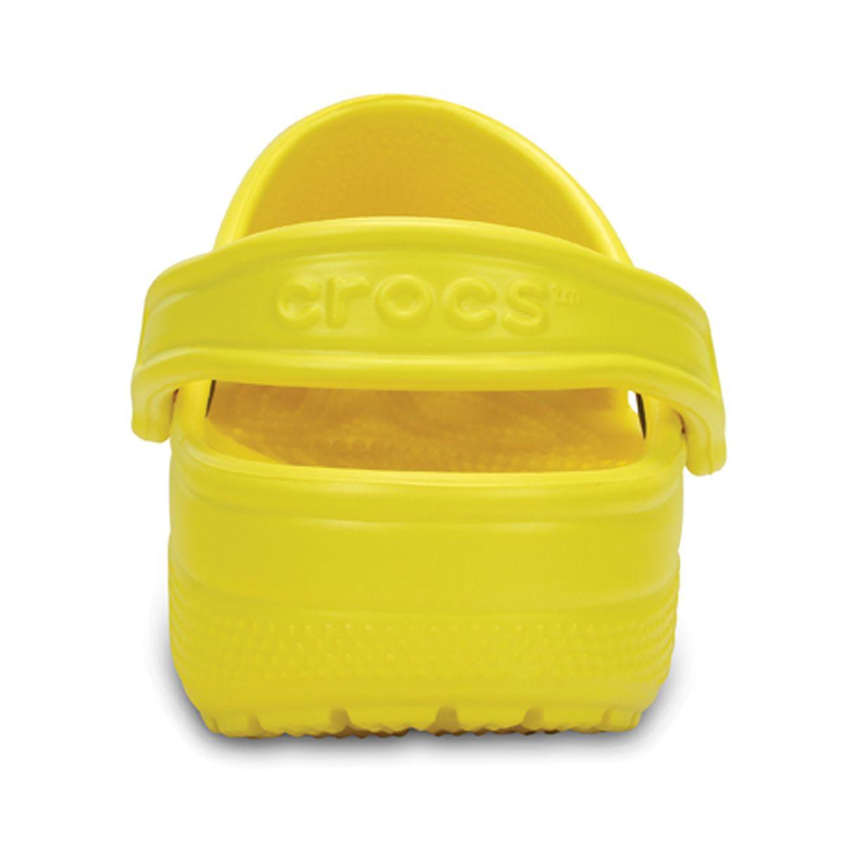 Zueco Crocs Classic Unisex Lemon-4