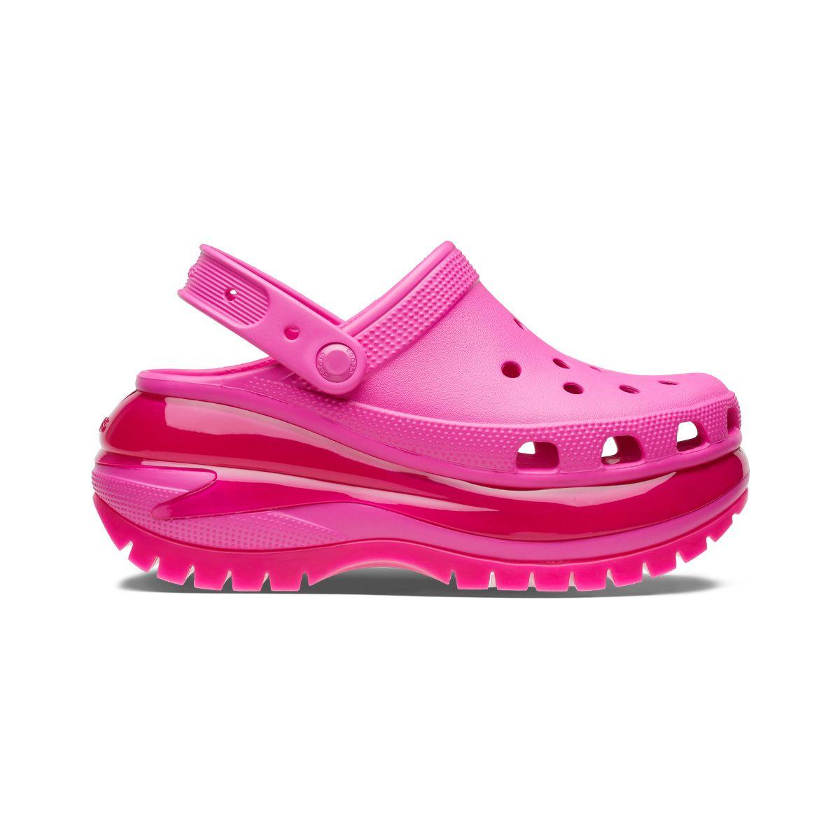 Zueco Crocs Mega Crush Clog Mujer Rosado-1