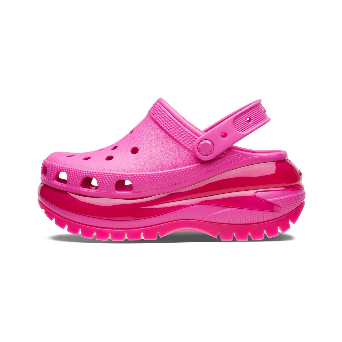 Zueco Crocs Mega Crush Clog Mujer Rosado-2