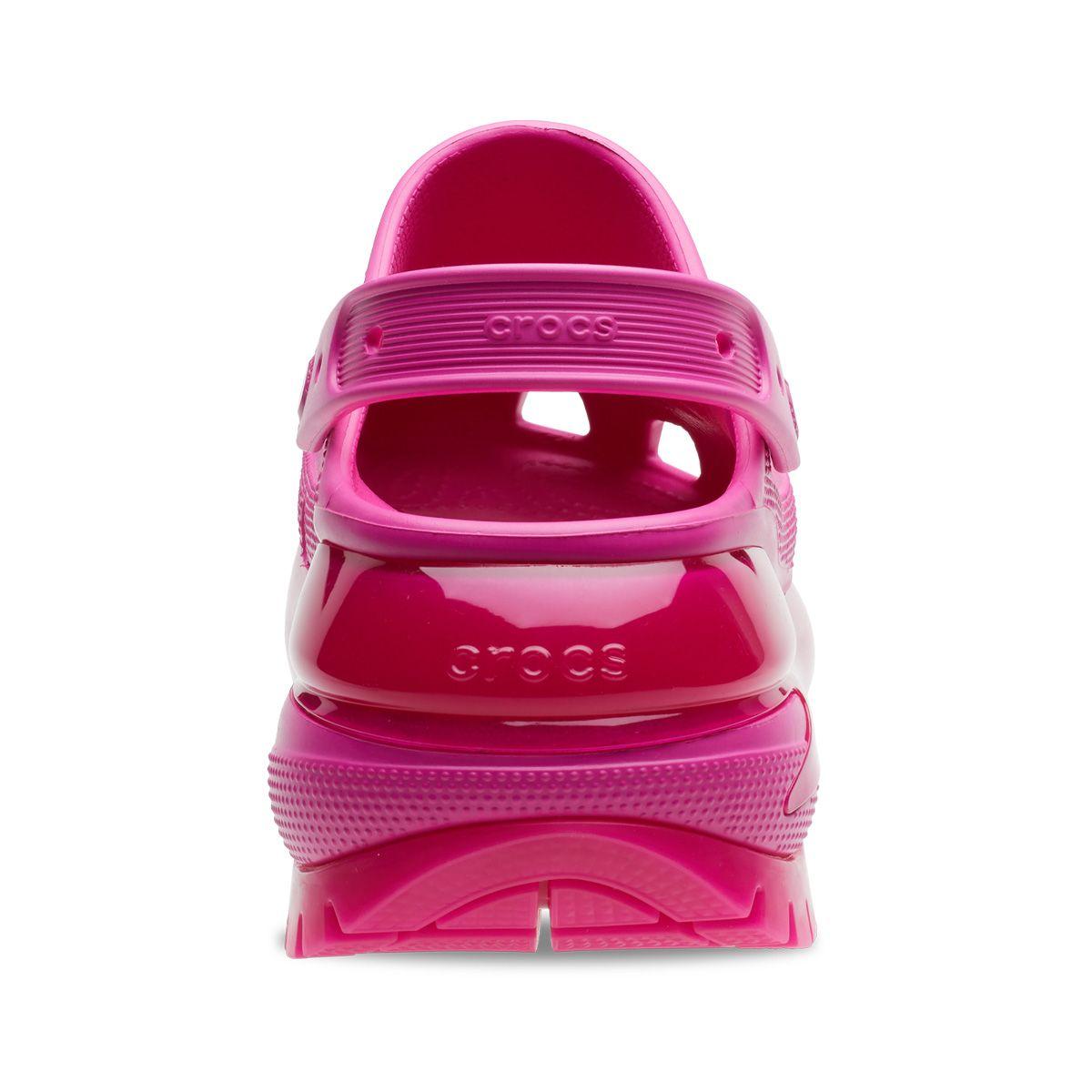 Zueco Crocs Mega Crush Clog Mujer Rosado-4