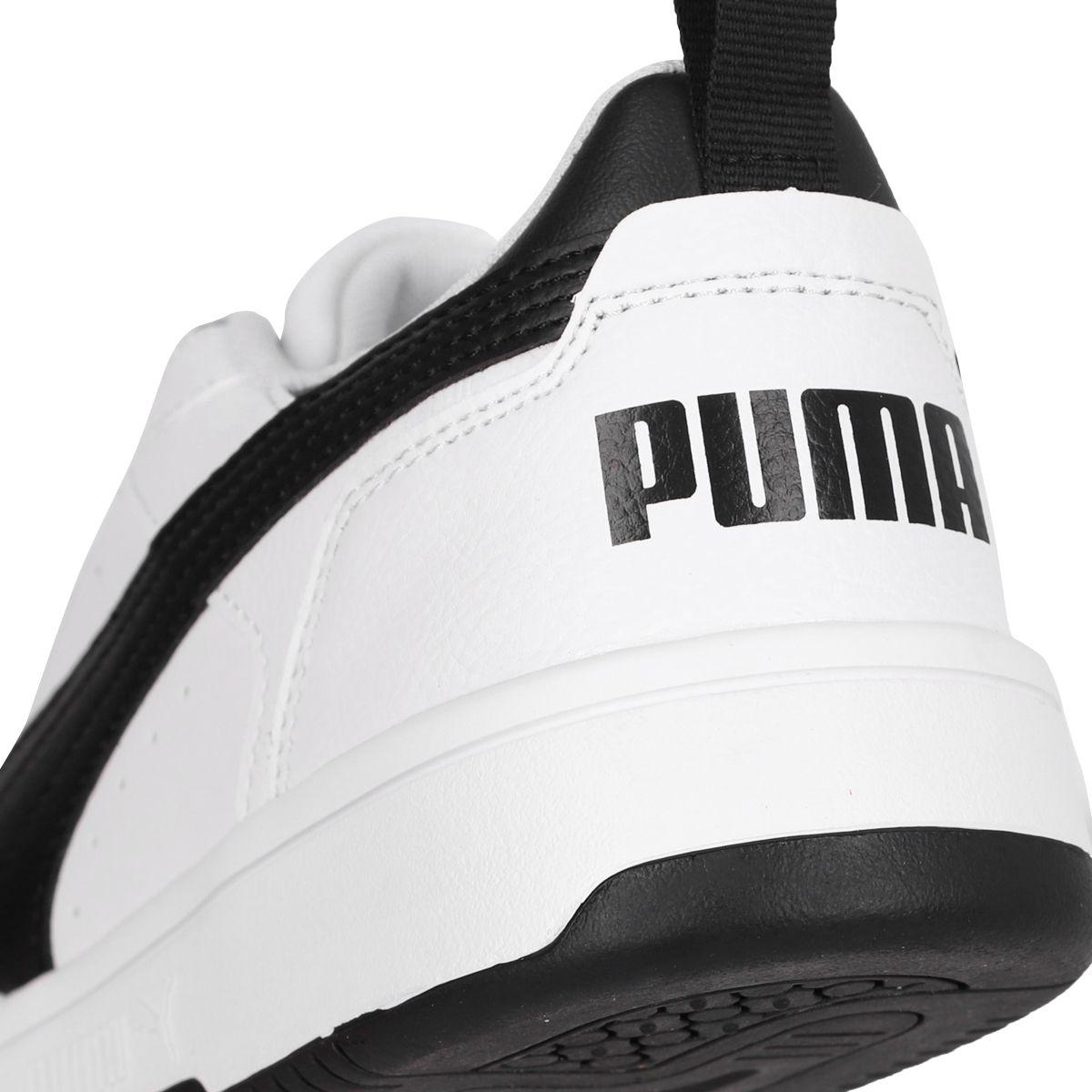 Zapatilla Puma Rebound v6 Low Hombre White/Black-5