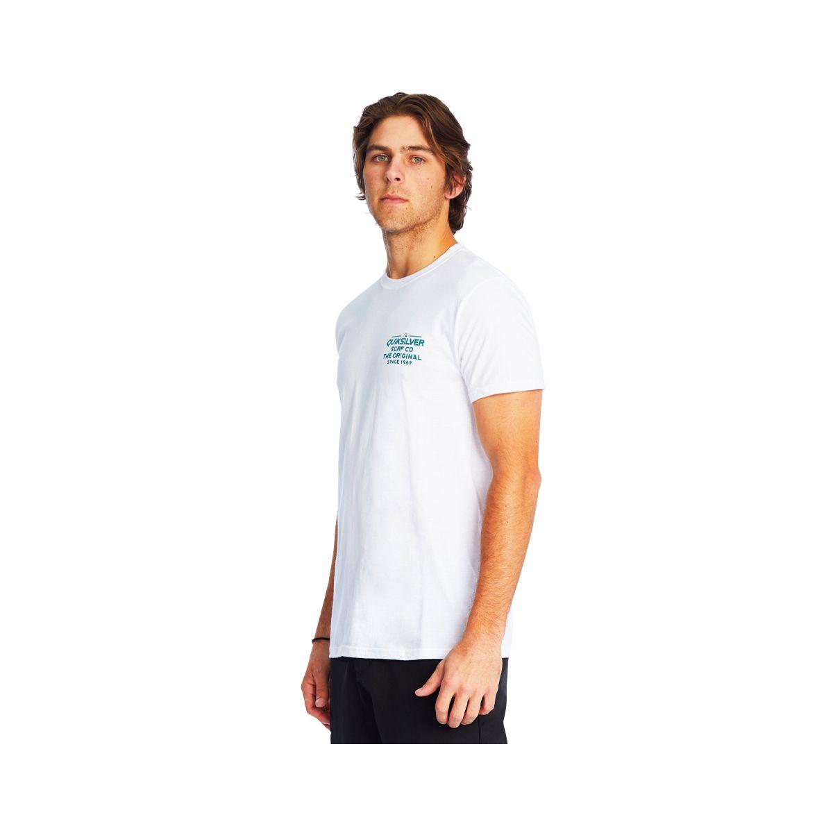 Polera Quiksilver Feeding Line Hombre White-1