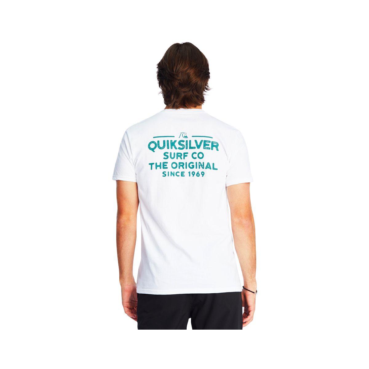 Polera Quiksilver Feeding Line Hombre White-2