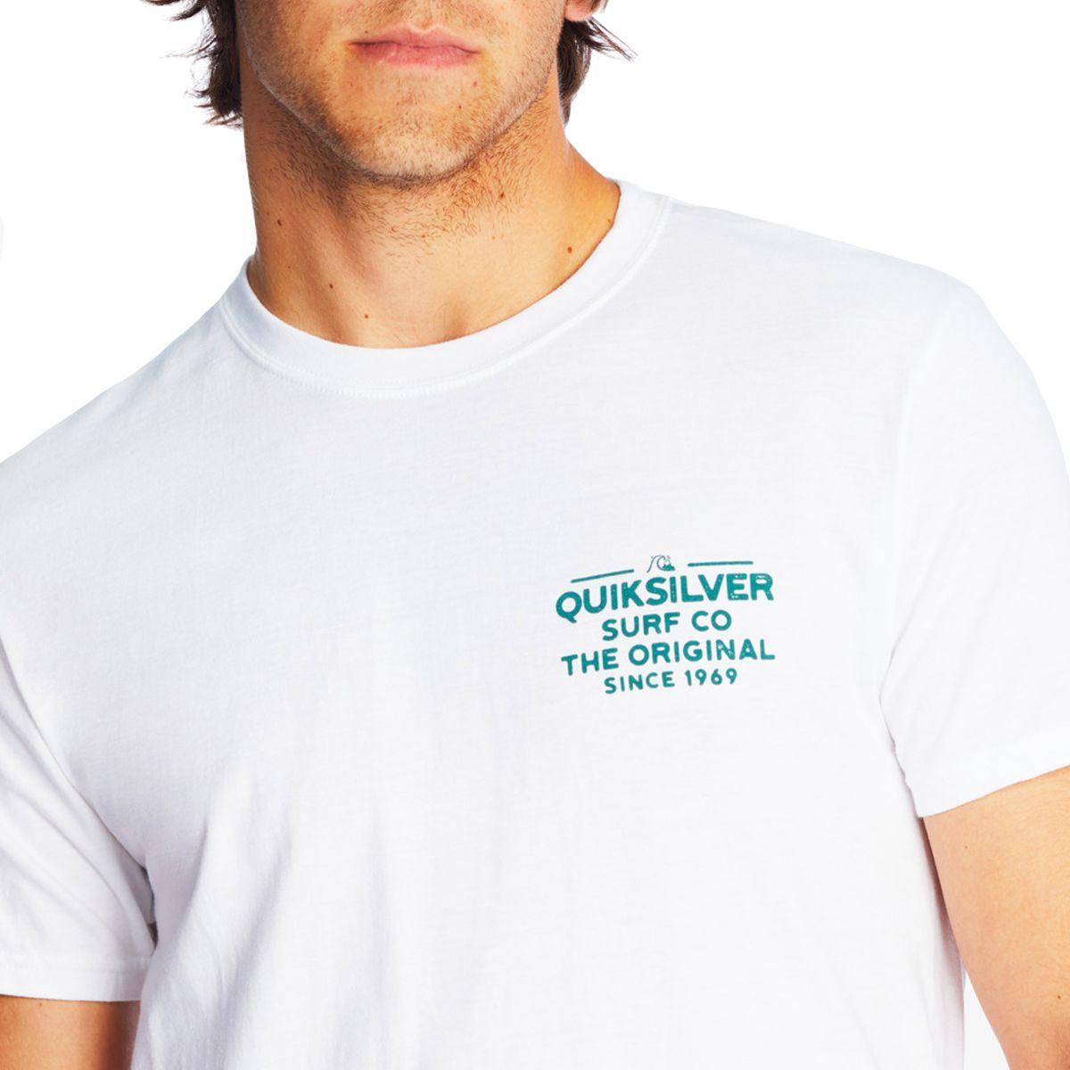 Polera Quiksilver Feeding Line Hombre White-4