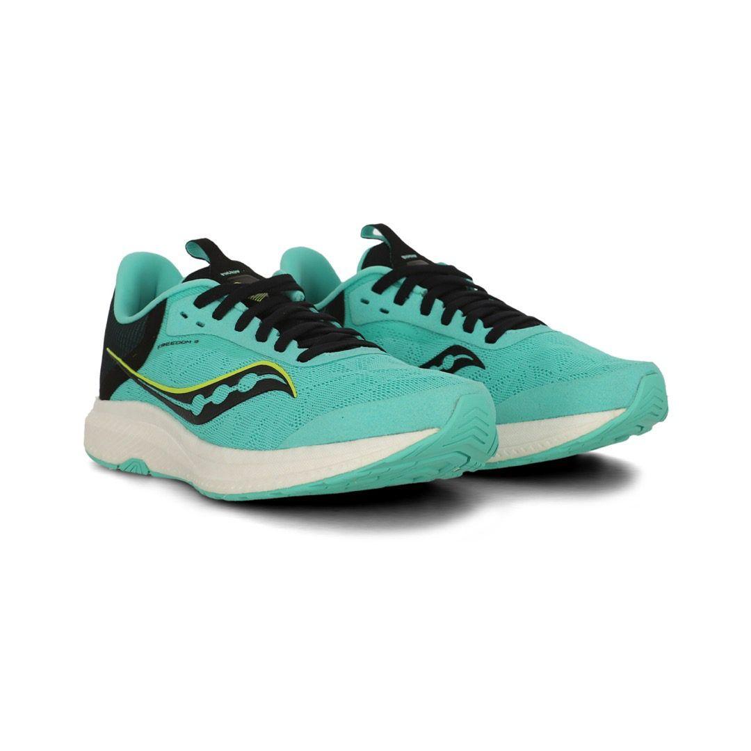 Zapatilla Saucony Freedom 5 Mujer Cool Mint/Acid-4
