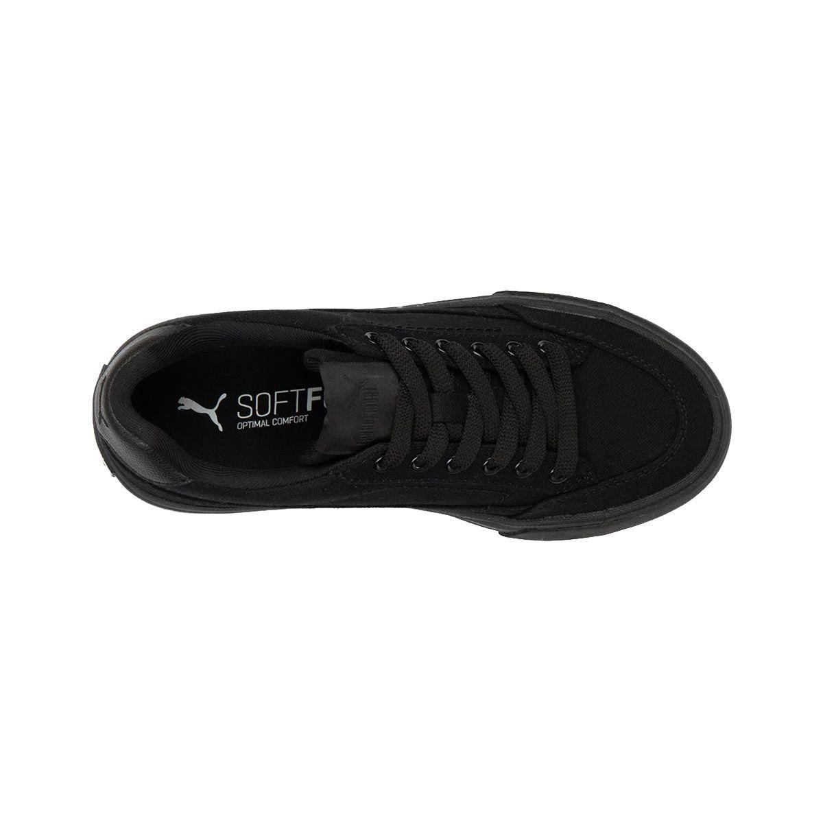 Zapatillas Urbanas Joven Court Classic Vulc Puma Negras-4