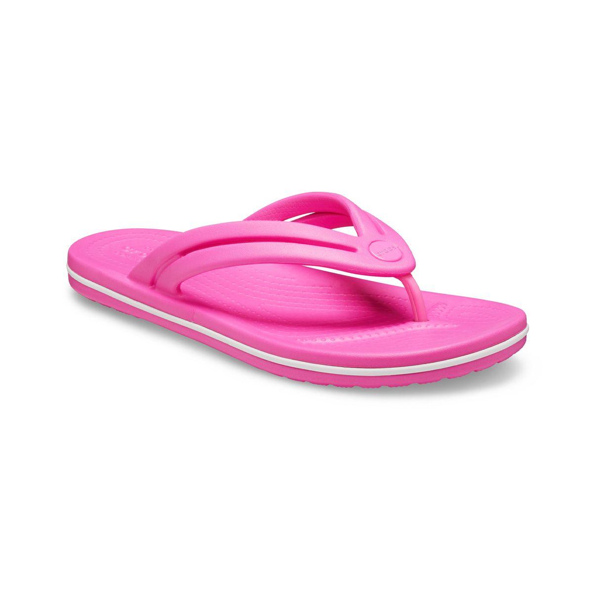 Sandalia Crocs Crocband Flip Mujer Electric Pink-0