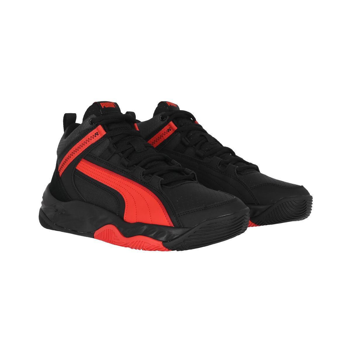 Zapatilla Puma Rebound Future Evo Hombre Core Black/Orange-2