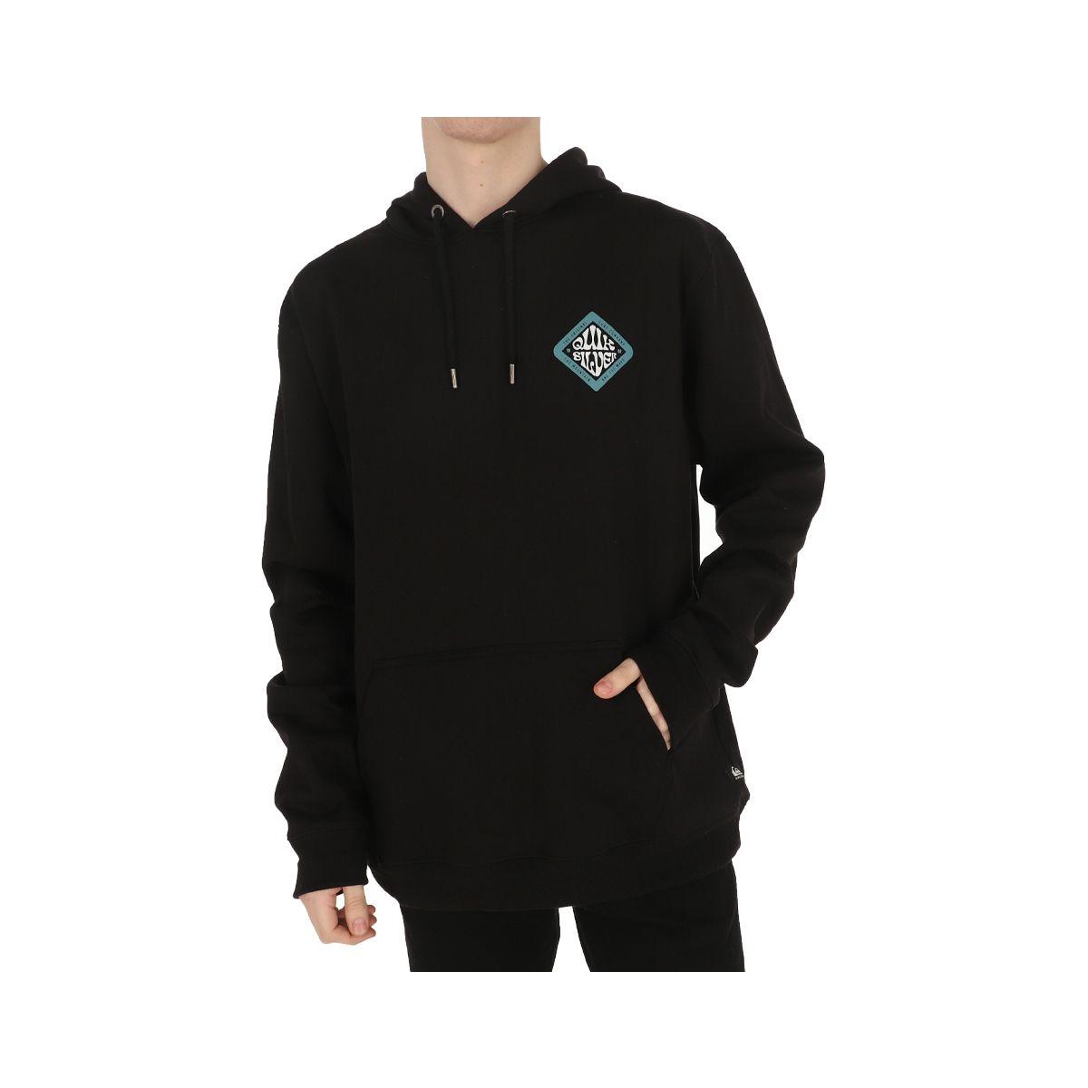 Poleron  Quiksilver Basic 2 Hombre Black-0
