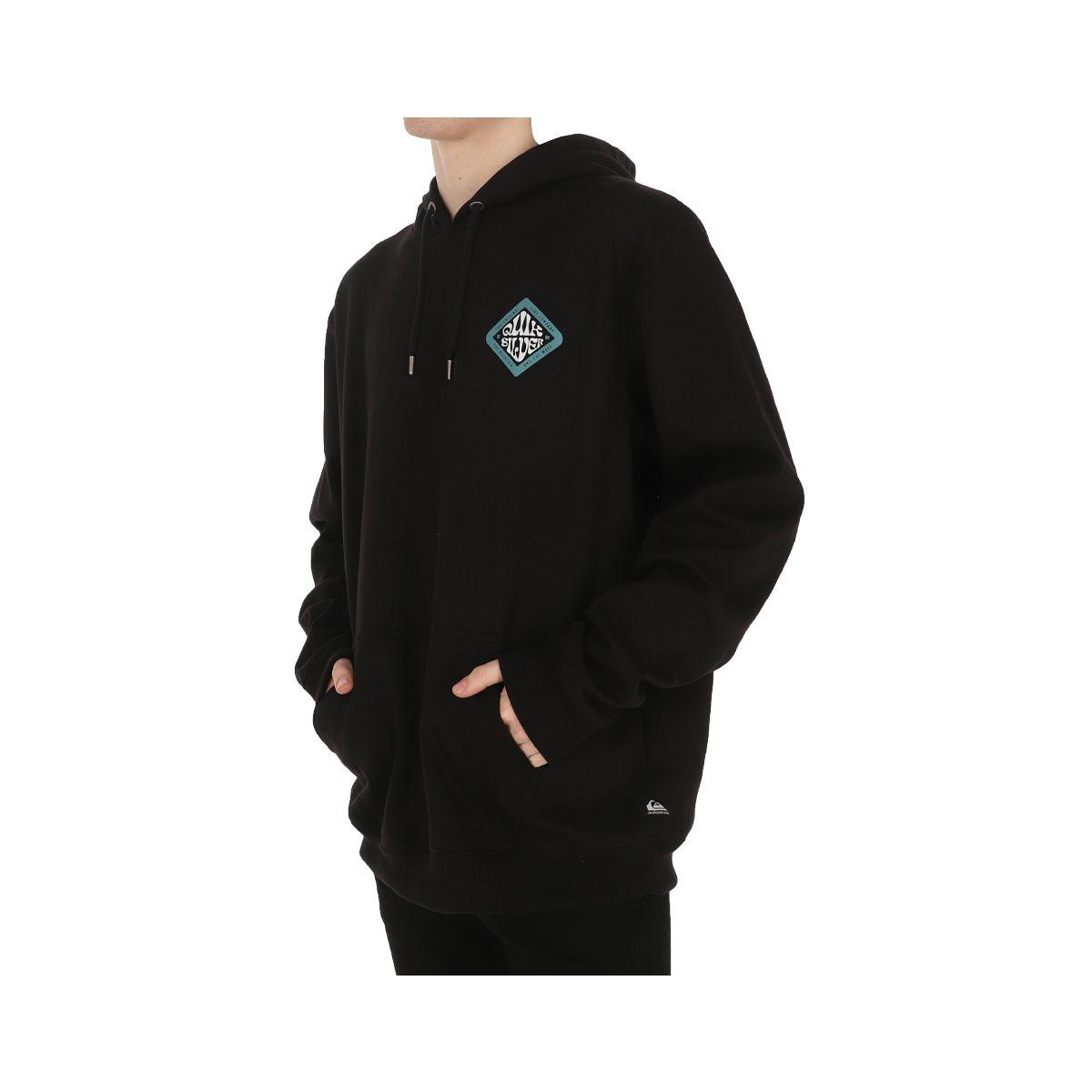 Poleron  Quiksilver Basic 2 Hombre Black-1