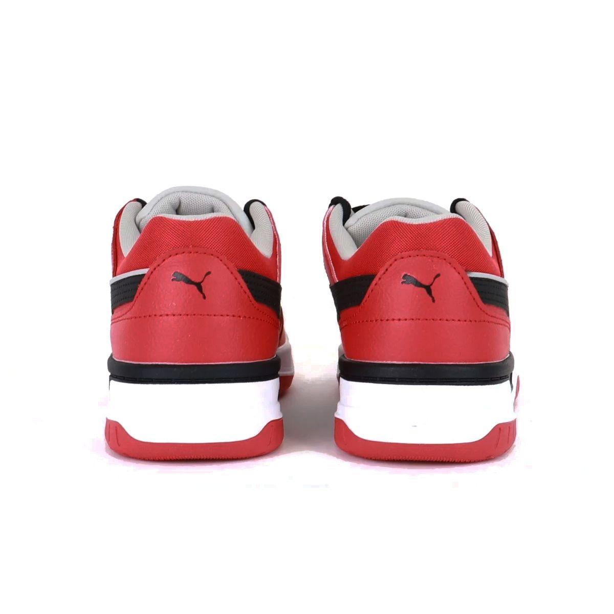 Zapatillas Hombre Rebound Retro Puma Rojas/Negras/Blancas-3