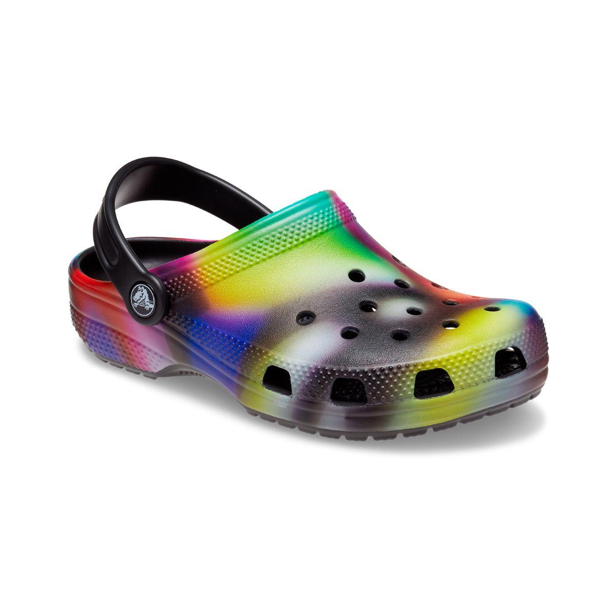 Zueco Crocs Classic Solarized Niño Black/Multi-0
