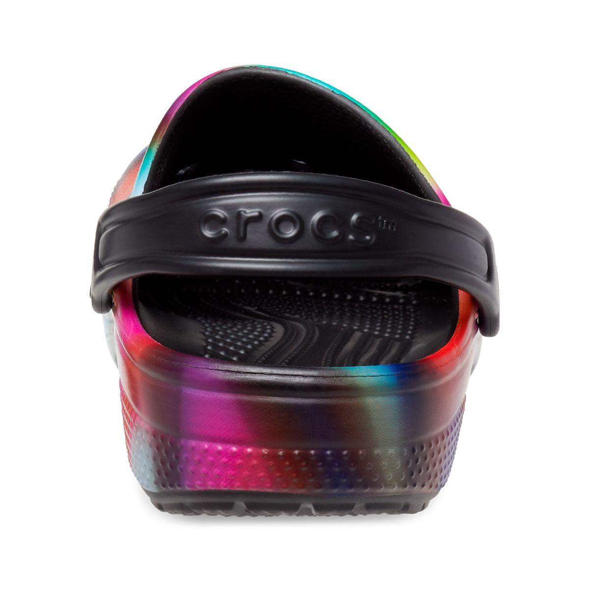 Zueco Crocs Classic Solarized Niño Black/Multi-4