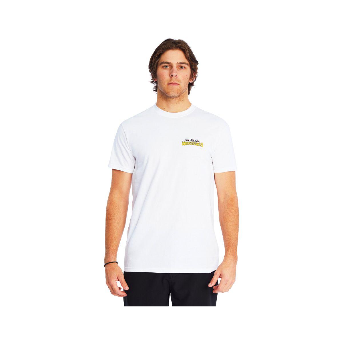 Polera Quiksilver Golden Hours Hombre White-0