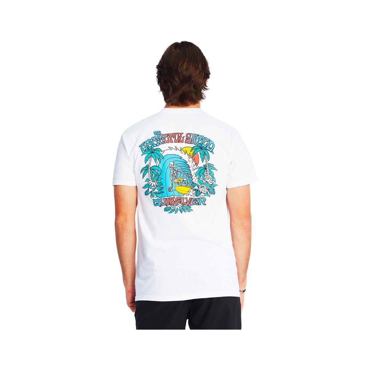 Polera Quiksilver Golden Hours Hombre White-2