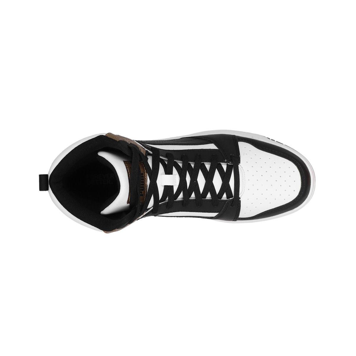 Zapatilla Puma Rebound v6 Hombre White/Black/Brown-4