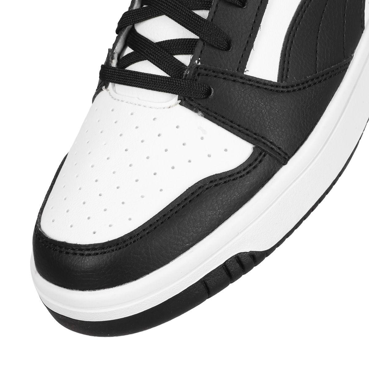 Zapatilla Puma Rebound v6 Hombre White/Black/Brown-5