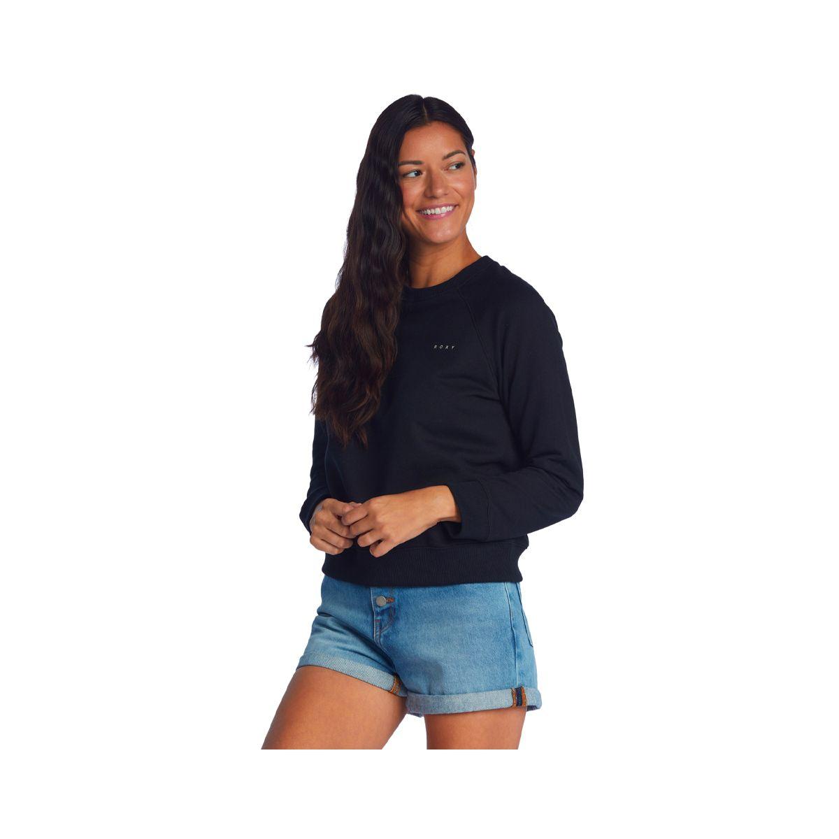 Polerón Roxy Easy Morning Mujer Black-1