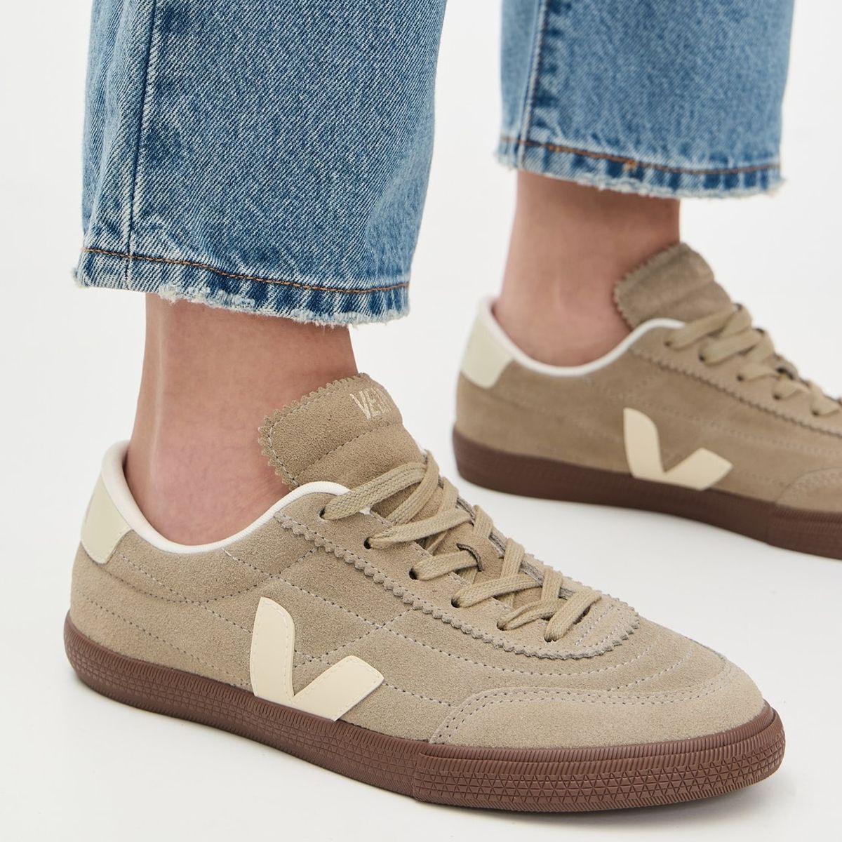 Zapatillas Mujer Veja Panenka Suede Beige-1