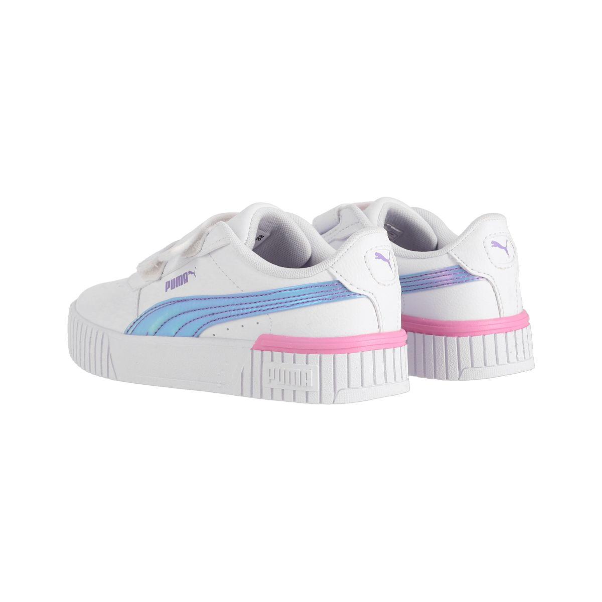 Zapatilla Puma Carina 2.0 Bouncy Sky V Niña Blancas/Azules-3