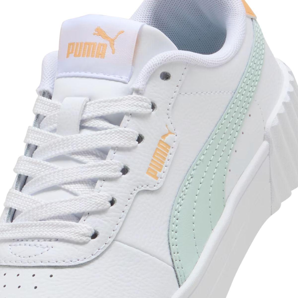 Zapatillas Joven Carina 3.0 Puma Blancas/Turquesa-5