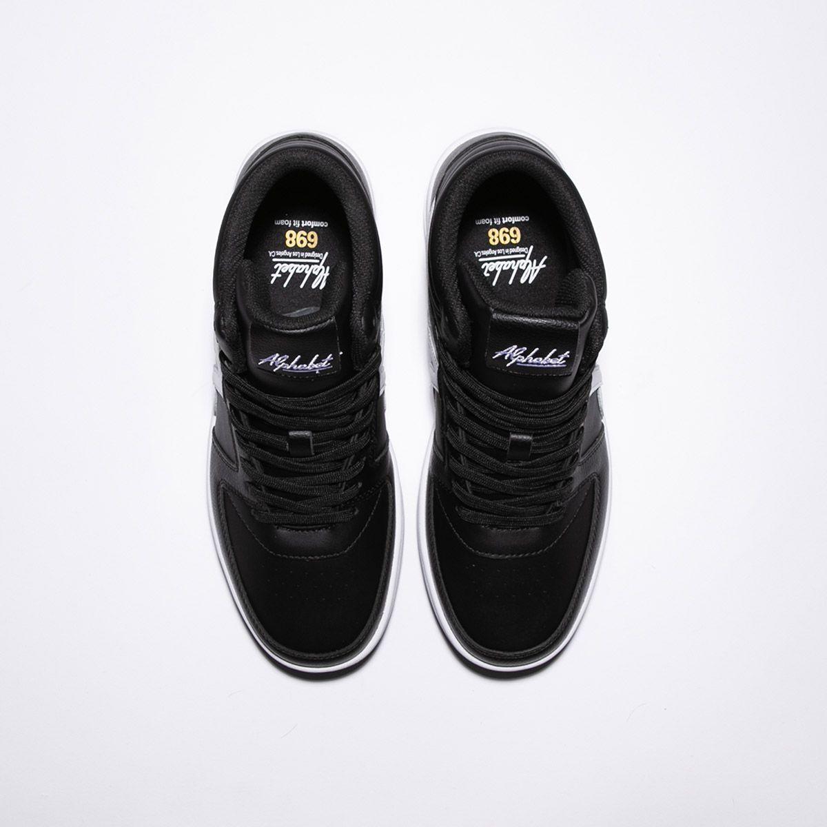 Zapatillas ALPHABET Negro Hombre Retro Fit High 698-5