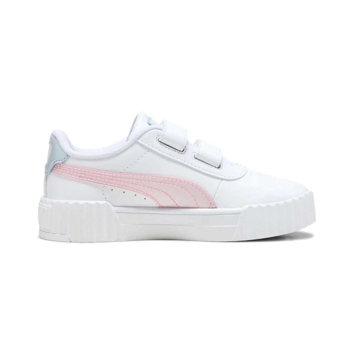 Zapatillas Niños Carina 3.0 Puma Blurry Dreams Blancas-1