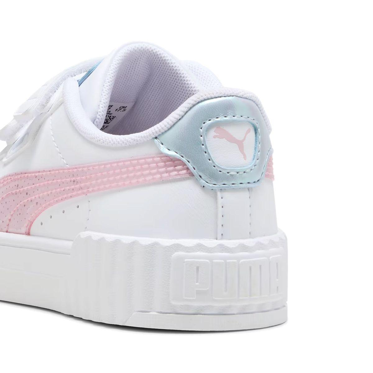 Zapatillas Niños Carina 3.0 Puma Blurry Dreams Blancas-3