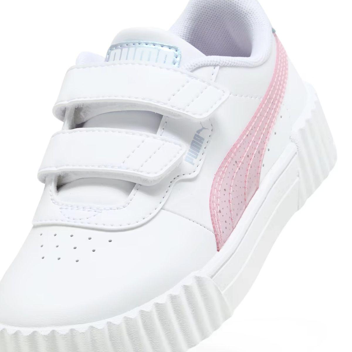 Zapatillas Niños Carina 3.0 Puma Blurry Dreams Blancas-5