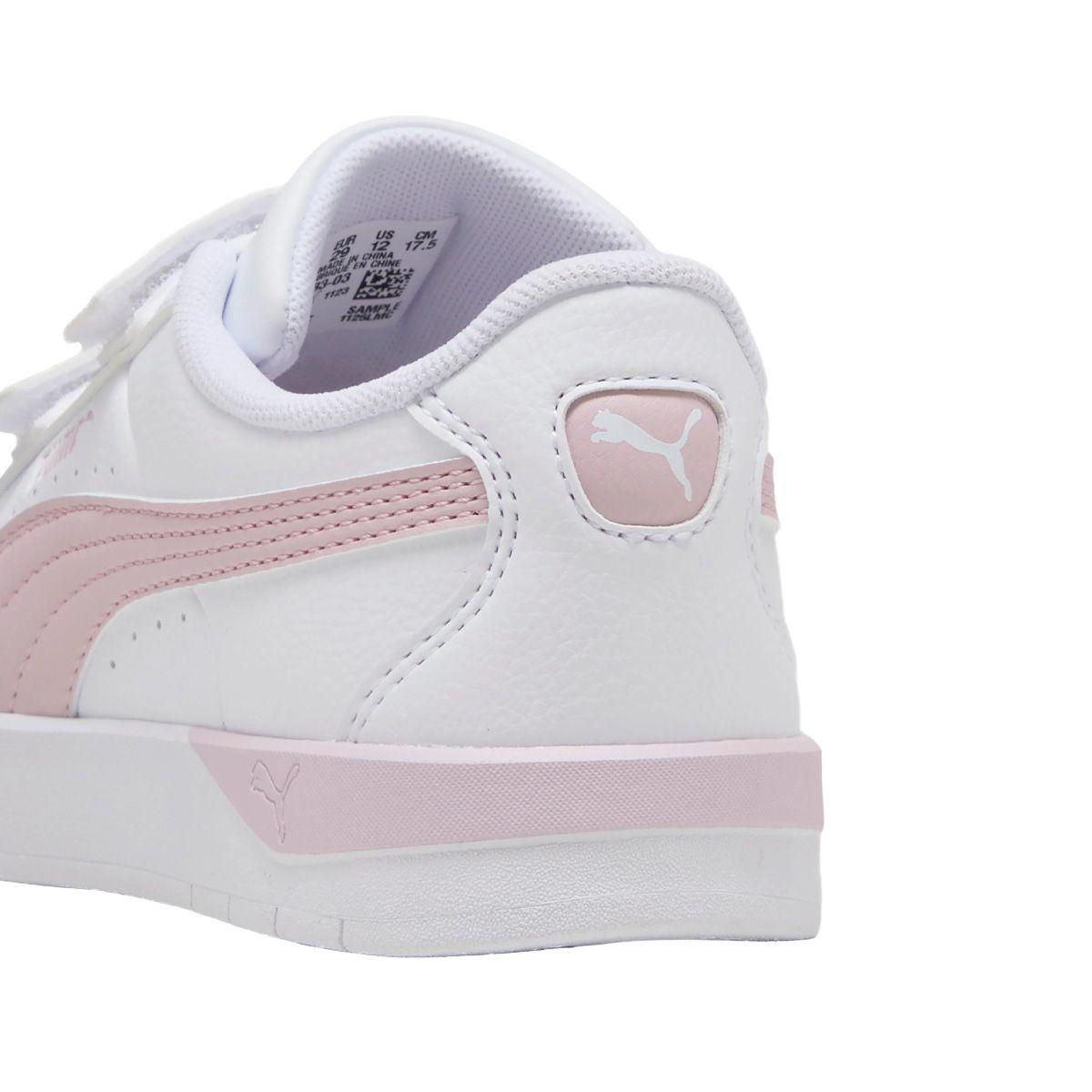 Zapatillas Urbanas Niños Jada Classic Puma Blancas/Rosadas-3