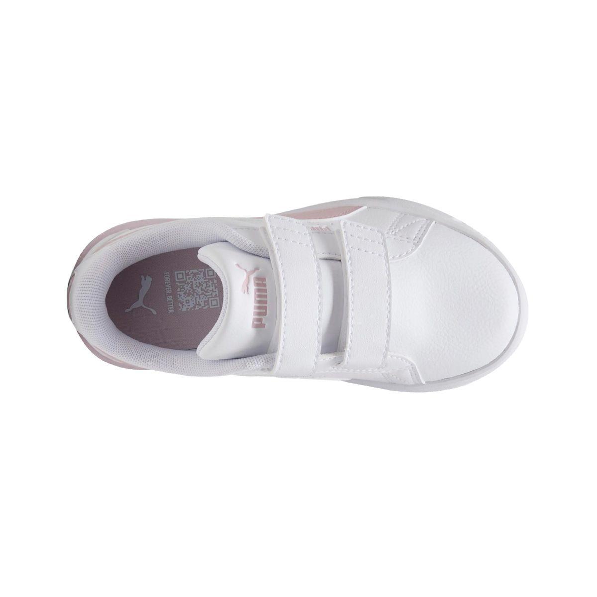Zapatillas Urbanas Niños Jada Classic Puma Blancas/Rosadas-4