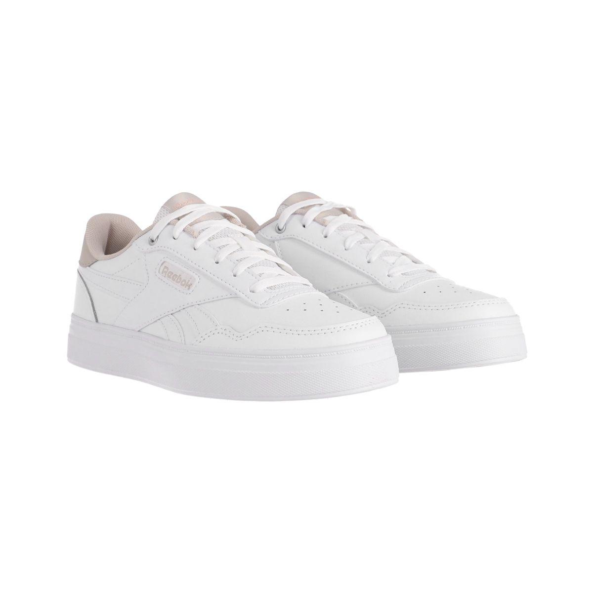 Zapatilla Reebok Court Advance Bold Mujer Blancas/Beige-2