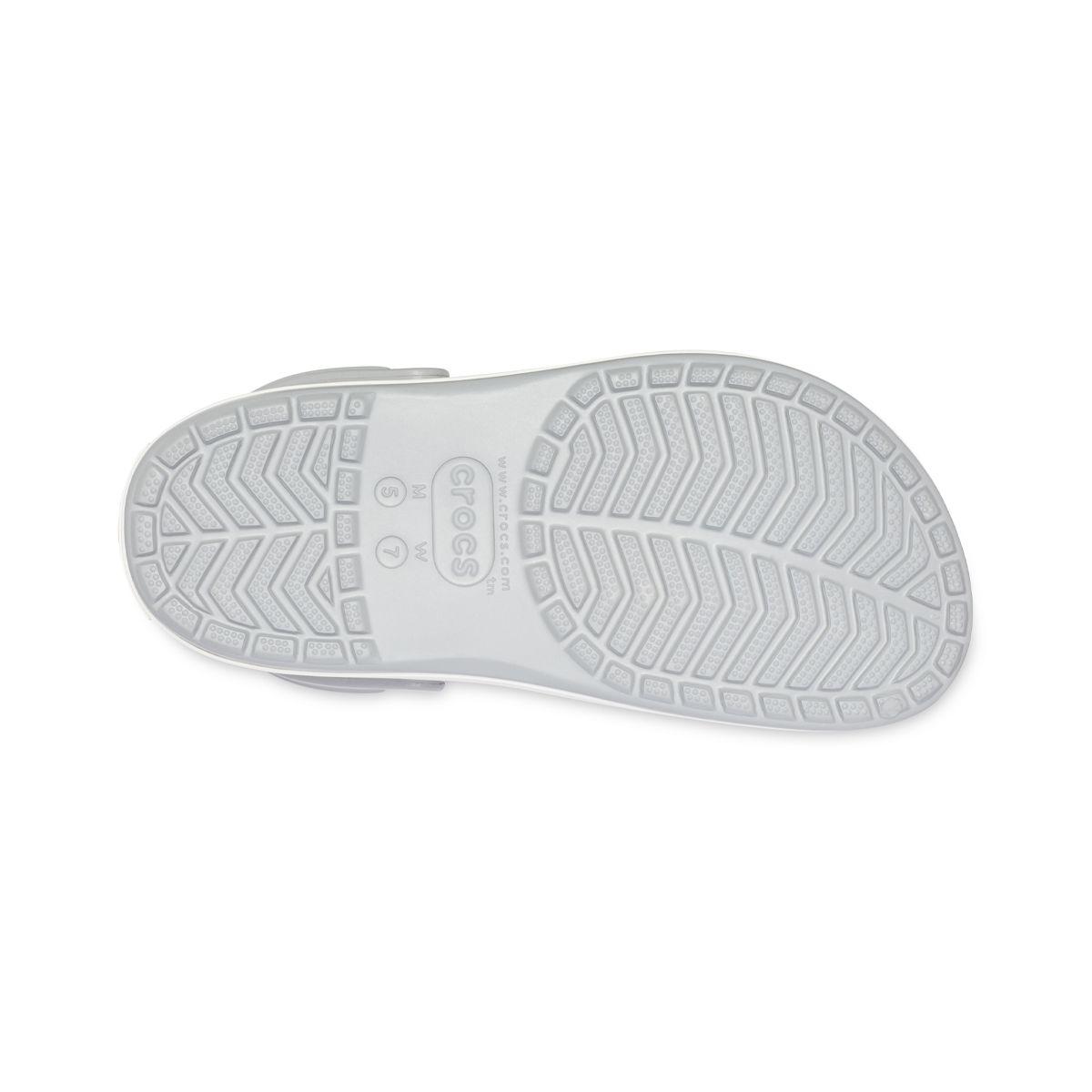 Zueco Crocs Crocband Platform Mujer Light Grey-3