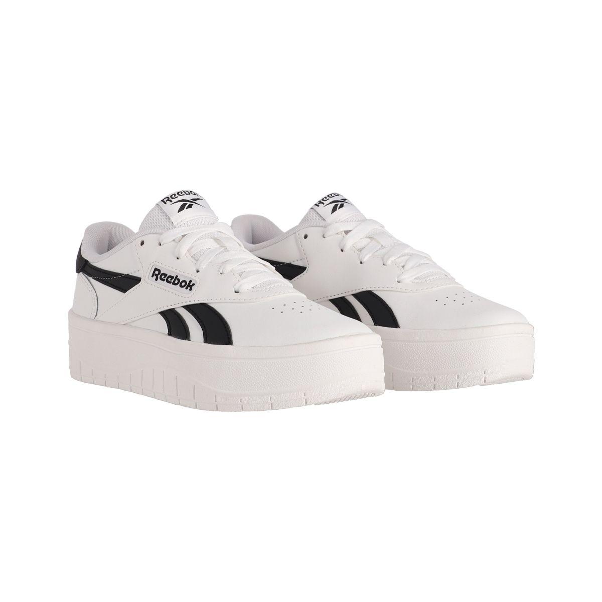 Zapatilla Reebok Court Advance Surge Mujer Blancas/Negras-2